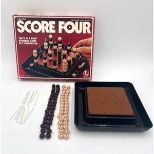 Vintage 1978 Lakeside Score Four 4 in a Row Strategy Game Missing one Peg